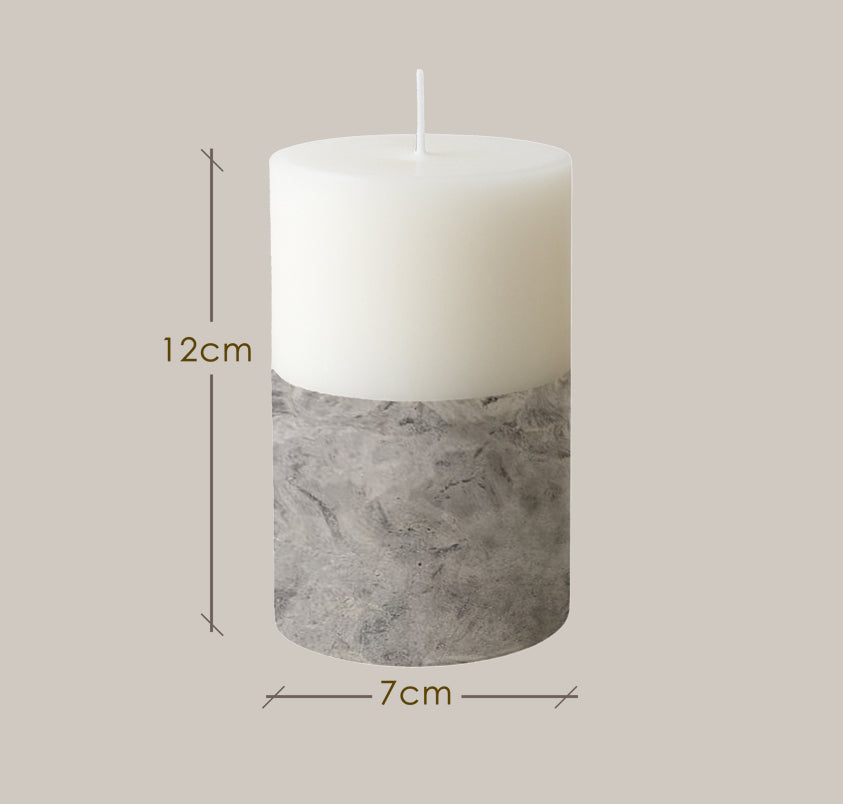 Velón Decorativo L12 | EcoMarmol & Soya