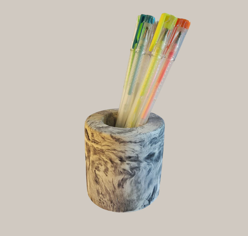 Velón Decorativo L12 | EcoMarmol & Soya