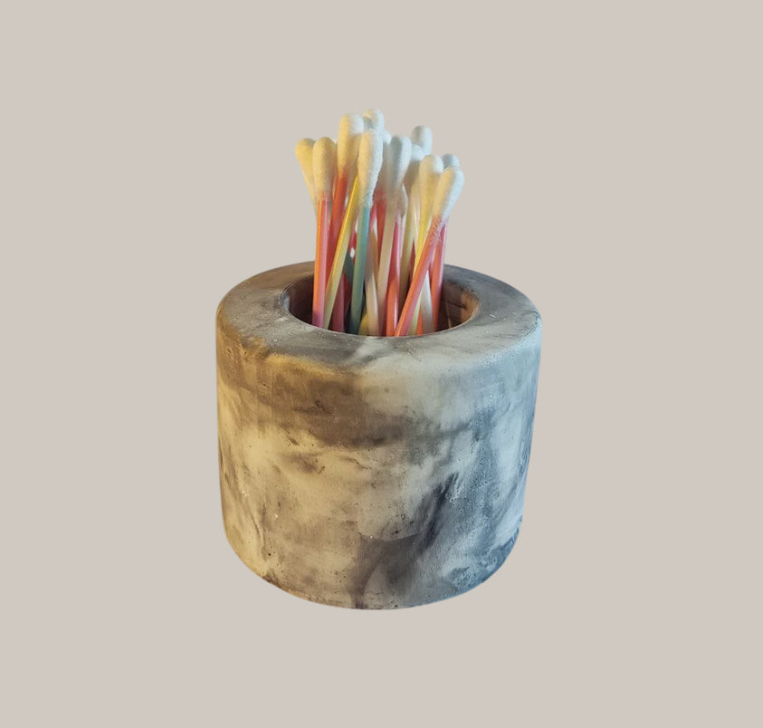 Velón Decorativo M10 | EcoMarmol & Soya