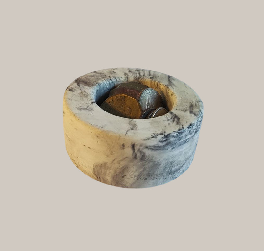 Velón Decorativo S6 | EcoMarmol & Soya