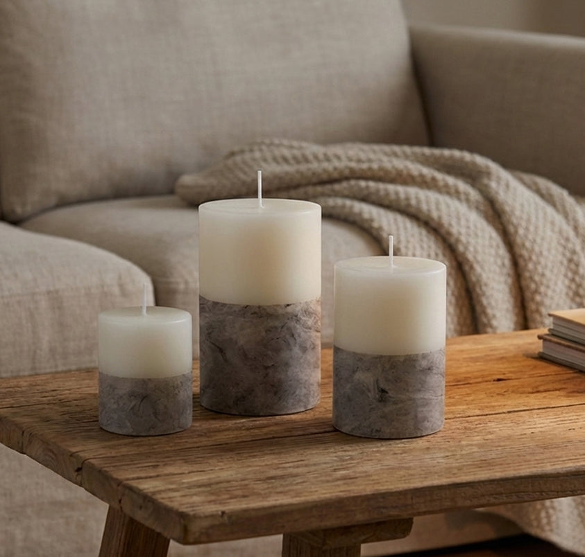 Set 3 Velones Decorativos L12 - M10 - S6