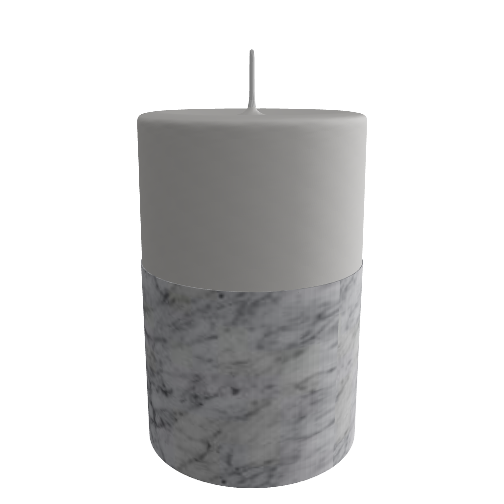 Velón Decorativo L12 | EcoMarmol & Soya